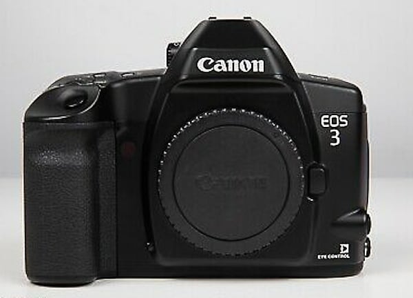 Film Wedding Photography - Image of Canon EOS 3 camera