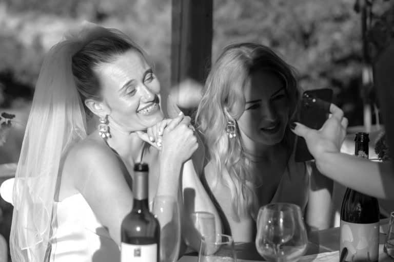 Weddings at Karimalis Winery Ikaria - image of Bride & Bridesmaids