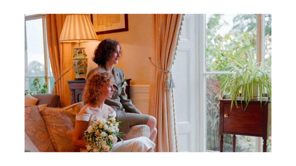 Wedding Photographer in Dorset – Dave Broomfield - Bride and Bridesmaid at Rookery Hall Hotel and Spa wedding venue.