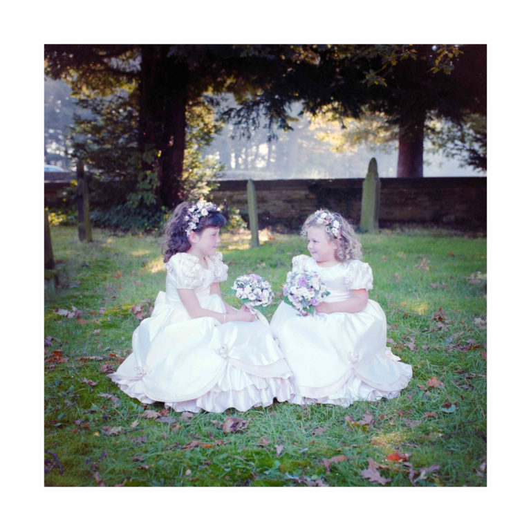 Dorset Wedding Photographer – Image of small Bridesmaids at church